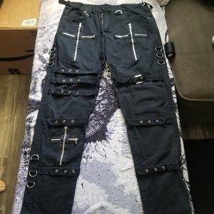 Goth Dead Thread Bondage Pants male or female (Medium)